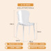 Nordic Transparent Dining Chair Makeup Stool Modern Minimalist Crystal Bench Acrylic Chair