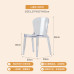 Nordic Transparent Dining Chair Makeup Stool Modern Minimalist Crystal Bench Acrylic Chair