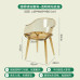Nordic Acrylic Chair Ghost Creative Armrest Stool Backrest Seat Transparent Plastic Crystal Chair