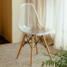 Clear Acrylic Chair Crystal Dining Chair Plastic Backrest Stool Photo Studio Clothing Shop Makeup Chair