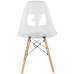 Clear Acrylic Chair Crystal Dining Chair Plastic Backrest Stool Photo Studio Clothing Shop Makeup Chair