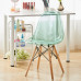 Clear Acrylic Chair Crystal Dining Chair Plastic Backrest Stool Photo Studio Clothing Shop Makeup Chair