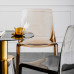 Clear Acrylic Dining Chair Modern Scandinavian Crystal Vanity Stool Clear Acrylic Dining Chair Modern Scandinavian Crystal Vanity Stool