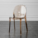 Nordic Acrylic Chair Home Armrest Transparent Chair Milk Tea Shop Crystal Chair Plastic Lounge Stool