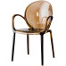 Nordic Acrylic Chair Home Armrest Transparent Chair Milk Tea Shop Crystal Chair Plastic Lounge Stool