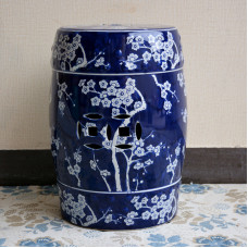 Hand Painted Porcelain Stool Drum Stool Bathroom Stool Classical Zither Drum Stool Sitting Stool Low Stool Round Stool