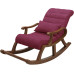 Nordic Solid Wood Recliner Chair