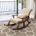 Nordic Solid Wood Recliner Chair
