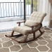 Nordic Solid Wood Recliner Chair