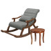 Nordic Solid Wood Recliner Chair