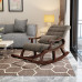 Nordic Solid Wood Recliner Chair