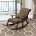 Nordic Solid Wood Recliner Chair