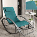 Single Summer Rocking Chair Lounger for Home Balcony