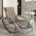 Single Summer Rocking Chair Lounger for Home Balcony