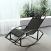 Single Summer Rocking Chair Lounger for Home Balcony