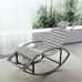 Single Summer Rocking Chair Lounger for Home Balcony