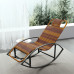 Single Summer Rocking Chair Lounger for Home Balcony