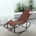 Single Summer Rocking Chair Lounger for Home Balcony