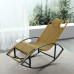 Single Summer Rocking Chair Lounger for Home Balcony