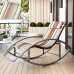 Single Summer Rocking Chair Lounger for Home Balcony