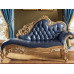 Vintage Style Lounge Chaise Sofa In Real Leather Or Fabric Vintage Style Lounge Chaise Sofa In Real Leather Or Fabric