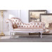 Luxury Real Pearlescent Leather Lounge Chaise Sofa Luxury Real Pearlescent Leather Lounge Chaise Sofa