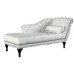 Light Pink Artificial Leather Lounge Chaise Sofa With Other 3 Colors