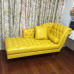 Light Pink Artificial Leather Lounge Chaise Sofa With Other 3 Colors