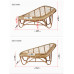 Indonesian Rattan Recliner Chair Outdoor Balcony Home Leisure Napping Single Person Rattan Weave Simple Lazy Sofa