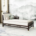 Chinese Style Wooden Empress Chair Meditation Sofa Corner Fabric Sofa Chinese Style Wooden Empress Chair Meditation Sofa Corner Fabric Sofa