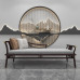 Modern Zen Single Chair Customized for Small Bedroom