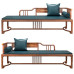 Chinese Style Solid Wood Sofa Chair Bed Chinese Style Solid Wood Sofa Chair Bed