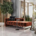 Nordic Luxury Backrest Bedroom Fluffy Velvet Lying Chair Stainless Steel Foot Foam Royal Sofa Nordic Luxury Backrest Bedroom Fluffy Velvet Lying Chair Stainless Steel Foot Foam Royal Sofa