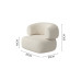 Modern Minimalist Sheep Velvet Royal Chair Sofa Scandinavian Small Arc Designer Creative Small Sofa Chair Modern Minimalist Sheep Velvet Royal Chair Sofa Scandinavian Small Arc Designer Creative Small Sofa Chair