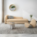 Modern Minimalist Sheep Velvet Royal Chair Sofa Scandinavian Small Arc Designer Creative Small Sofa Chair Modern Minimalist Sheep Velvet Royal Chair Sofa Scandinavian Small Arc Designer Creative Small Sofa Chair