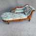 American Luxury Princess Chair Bedroom Beauty Couch Fabric Single Sofa Empress Chair Solid Wood European Luxury Princess Chair