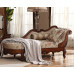American Luxury Princess Chair Bedroom Beauty Couch Fabric Single Sofa Empress Chair Solid Wood European Luxury Princess Chair