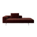 Scandinavian Luxury Leather Sofa Chair Lounge Recliner Small Living Room Chaise Office Single TeteaTete