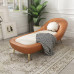 Italian Luxury Princess Chaise Lounges Modern Small Living Room Balcony Bedroom Lazy Sofa Bed End Table Italian Luxury Princess Chaise Lounges Modern Small Living Room Balcony Bedroom Lazy Sofa Bed End Table