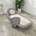 Italian Luxury Princess Chaise Lounges Modern Small Living Room Balcony Bedroom Lazy Sofa Bed End Table Italian Luxury Princess Chaise Lounges Modern Small Living Room Balcony Bedroom Lazy Sofa Bed End Table