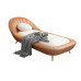 Italian Luxury Princess Chaise Lounges Modern Small Living Room Balcony Bedroom Lazy Sofa Bed End Table Italian Luxury Princess Chaise Lounges Modern Small Living Room Balcony Bedroom Lazy Sofa Bed End Table
