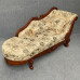 American Solid Wood Empress Chair Fabric Balcony Relaxation Beauty Divan European Single Lounger Bedroom Empress Couch