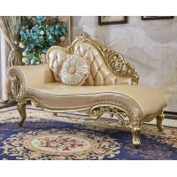 European Luxury Princess Chair American Living Room Solid Wood Carved Leather Sofa Bedroom Beauty Couch Small Apartment Lazy Recliner