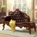 American Head Layer Genuine Leather Princess Chaise Lounge European Real Wood Leisure Chair End Stool American Head Layer Genuine Leather Princess Chaise Lounge European Real Wood Leisure Chair End Stool