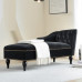 American Country Solid Black Velvet Royal Chair Italian Nordic Willow Ding Lounge Sofa Beauty Bed Single Person American Country Solid Black Velvet Royal Chair Italian Nordic Willow Ding Lounge Sofa Beauty Bed Single Person