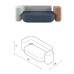 Scandinavian Creative Lounge Sofa Irregular Hotel Lobby Design Scandinavian Creative Lounge Sofa Irregular Hotel Lobby Design