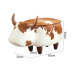Leather Cow Creative Animal Coat Hat Room Shoe Changing Stool Home Footstool Living Room Shoe Stool Leather Cow Creative Animal Coat Hat Room Shoe Changing Stool Home Footstool Living Room Shoe Stool