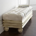 French Solid Wood Stool Storage Ottoman Retro Fabric American Pull Button Bed End Bench Bedroom Wardrobe Shoe Stool French Solid Wood Stool Storage Ottoman Retro Fabric American Pull Button Bed End Bench Bedroom Wardrobe Shoe Stool