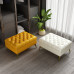 Luxury Velvet Clothand Leather Sofa Stools Luxury Velvet Clothand Leather Sofa Stools