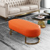Modern Luxury Solid Wood Living Room Sofa Stool Shoe Stool Stainless Steel Footrest Leather Bedroom Bed Foot Stool Modern Luxury Solid Wood Living Room Sofa Stool Shoe Stool Stainless Steel Footrest Leather Bedroom Bed Foot Stool